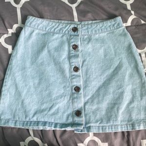 Light blue Jean skirt